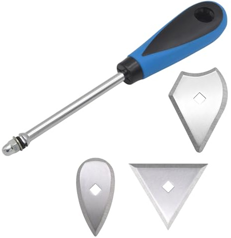 Paint Scraper Tool, Wallpaper Scraper, Wall Paper Scraper Tool, 3 in 1 Multi Scraper Tool, 8-Inch Shave Hook Paint Scraper, Stainless Steel Wall Scraper Set, Glue Remover for DIY Home Projects