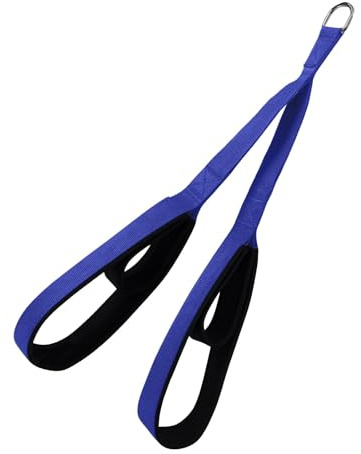 YZDKR Lång repkabelfastsättning tricep gym pushdowns, crunches tyngdlyftning, styrketräning för hemmagym (vit 5)
