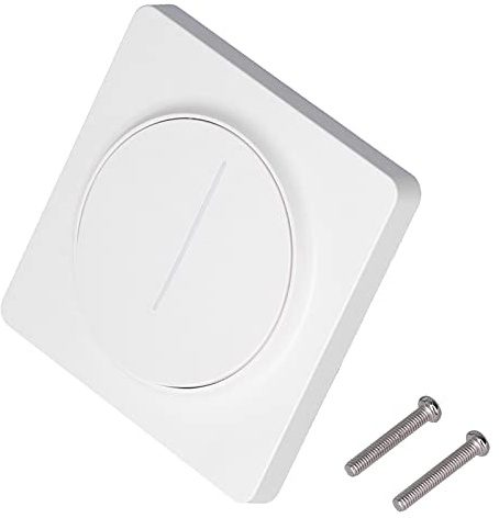 Cocoarm WiFi Light Dimmer Switch PC Wall Mounted Dimmable Switch AC App Remote Control Timer 86 X 86mm for Home Living Room Bedroom Study
