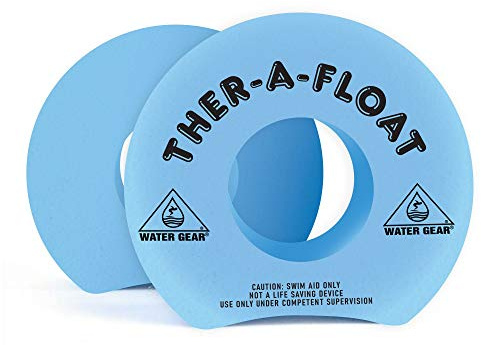 Water Gear Ther-A-Float Rings - Arm Floating Ring Device for Deep Water Exercise - Aquatic Sports Workout - Sleeves Bands for Vertical Suspension - For Men and Women