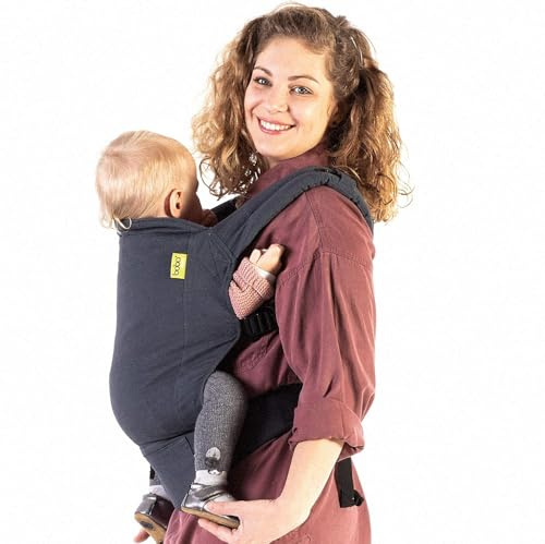 Boba Classic Babytrage Neugeborene ab Geburt bis Kleinkind - 100% Baumwoll-Canvas Baby Trage, Zertifiziert Hüftfreundlicher Baby Tragegurt, Verstellbarer Baby Carrier 3-20 kg