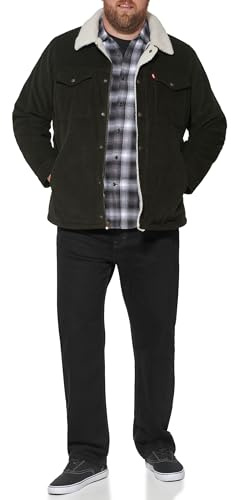 Levi's Men's Corduroy Sherpa Lined Trucker Jacket (Standard and Big & Tall)