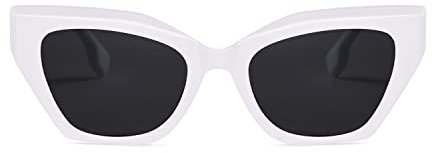 FEISEDY Vintage Katzenauge Sonnenbrille Damen Cateye Kleine Retro Brillen Schmal mit UV400 Schutz B2326