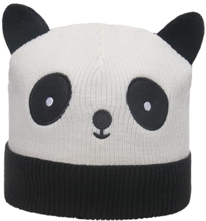 PACKOVE Knitted Hat Für Damen Und Herren Panda Kopf Strickmütze Warm Und Bequem Für Winteraktivitäten Familienfeiern Und Weihnachtsfeste
