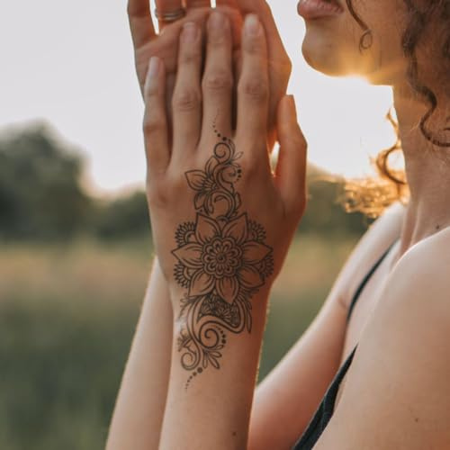 MyJagua Tattoo • Amela | 1-2 Wochen Tattoo | Auf Pflanzenbasis | Hautverträglich | Wasserfest | Neue Tattoo Technologie | Kein Klebe Tattoo