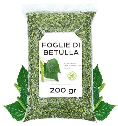 Tisane de Bouleau 200 gr - Thé de Feuilles de Bouleau - Feuilles de Bouleau Séchées - Thé de Bouleau Amincissant - Infusions aux Plantes (200 gr)