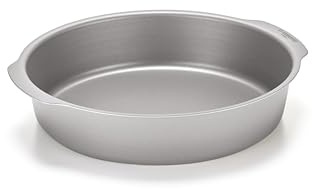 Re-Generation Bakeware 26cm Round Baking Tray - Anti-Rust & Non-Stick Tin - Ideal for Apple Pie, Quiche, or Sponge Cake