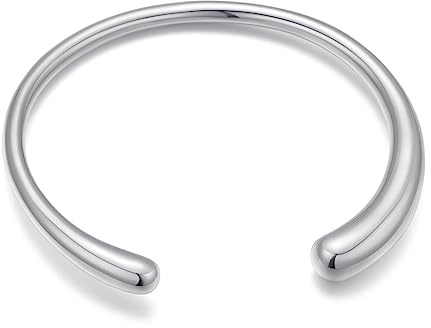 LILIE&WHITE damarmband – gyllene droppdesignarmband, klokt & gångjärnsbypass armband, uttalande smycken för handled och arm, 8 centimeters, Akryl, Ingen ädelsten