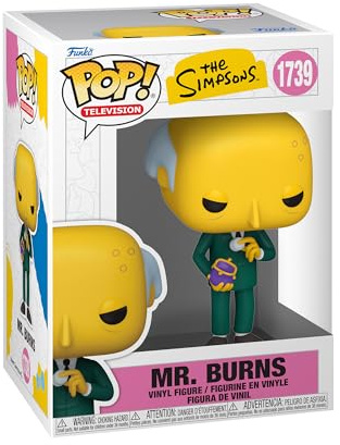 Funko Pop! TV: Simpsons 1- Mr. BurnsBurns - The Simpsons - Figura de Vinilo Coleccionable - Idea de Regalo - Mercancia Oficial - Juguetes para Niños y Adultos - TV Fans - Muñeco para Coleccionistas