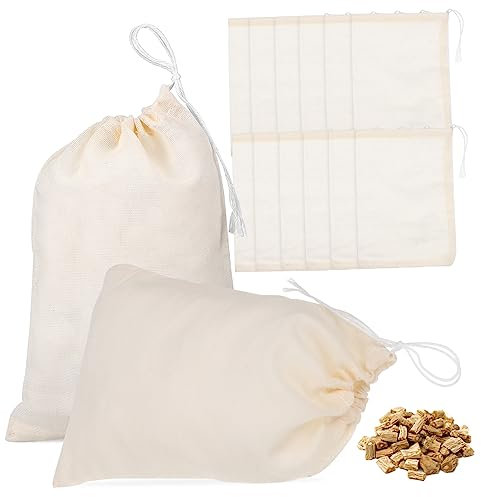 Alipis 50piezas Bolsitas De Medicina Cordón Bolsitas De Muselina Para Té Bolsas De