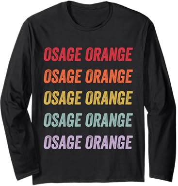 Orange Osage Manche Longue
