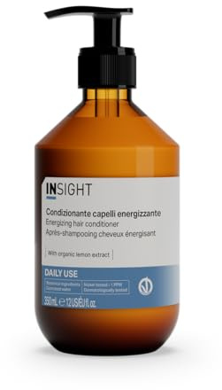 Insight Conditionneur de cheveux énergisant 350 ml | conditionneur énergisant à action hydratante, qui nourrit la fibre capillaire sans l'alourdir | emballage en verre