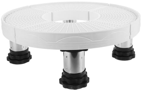 KONTONTY Soporte De Base Del Aire Acondicionado Inoxidable Estante Para Mini Refrigerador Patas De Altura Ajustable Para Refrigerador Para Dormitorio Cocina o Sala De Estar