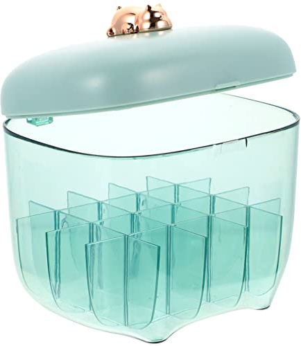 BESTYASH Porta Rossetto Da Scrivania Organizer Per Trucco Toeletta Trasparente Multi-slot Per Cosmetici Resistente All Usura Graffi Leggero e Compatto