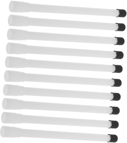 Healifty 10 piezas Extensión de Vástago de Válvula de Neumático Prolongador de Válvula para Scooter y Automóvil Instalación Plástico Duradero para Inflado de Neumáticos