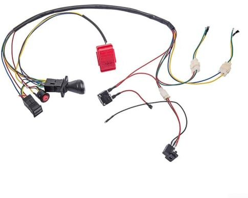 Fils de voiture électrique pour enfants, kit de commande de fil et interrupteur, avec pédale et protection contre les surcharges pour modèles de véhicules électriques