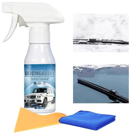 Descongelante Parabrisas 120 Ml Rápido Duradero Antivaho Coche | Spray Desempañador Ventana Coche Para Camión SUV Techo Invierno Hogar Jardín Exterior Camping Trayecto Diario Viaje