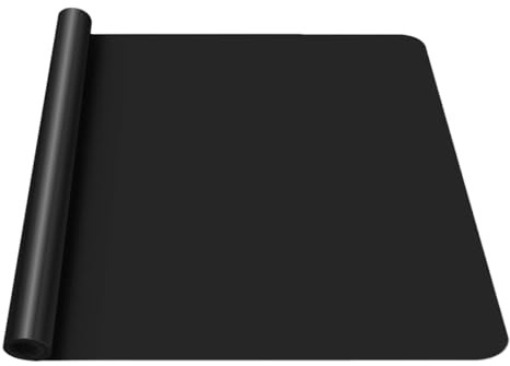 Tapete De Silicona Grande 80x60 cm, Antiadherente Tapete Para Resina Epoxi, Tapete Silicona Antideslizante, Extra Grande Tapet Silicon, Tapet De Silicon Negro, para Encimeras De Cocina