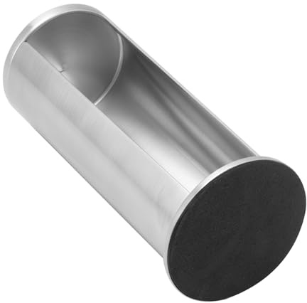 ABOOFAN Porta Discos de Algodón Redondo de Acero Inoxidable con Tapa, Contenedor Transparente para Almacenamiento de Almohadillas Cosméticas, Dispensador Práctico para Baño, Dormitorio