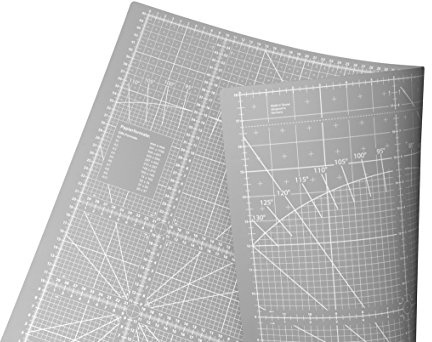 Selbstheilende Patchwork-Schneidematte 63x47cm mit Raster – Schneideunterlage für Patchwork-, Näh-, und Bastelarbeiten mit Rollschneider