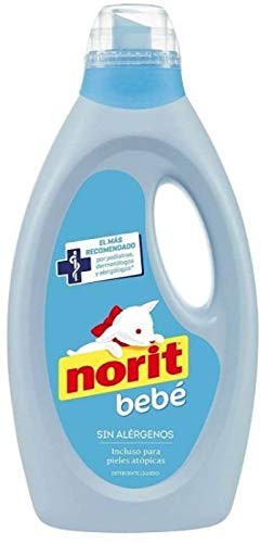 Norit Baby Waschmittel flüssig 32 Wäschen – 6 1125 ml Behältern – Total: 6750 ml