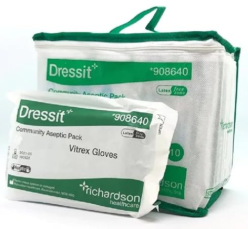 Dressit Sterile Dressing Pack with Small/Medium Gloves (Pack of 10) (908640)