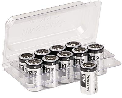 Panasonic CR2 kompatibel Lithium Batterien 3V, 10er Pack für Kameras und Rauchmelder, Lange Lebensdauer, auslaufsicher, für Indoor & Outdoor Einsatz