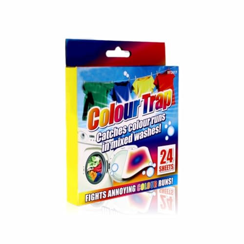 Colour Catcher Dirt Collector Reusable Sheets Complete Action Laundry Sheets Helps To Prevent Colour Run Remover Mixed Washes Protects Brightness Of White Clothes 24 Sheets