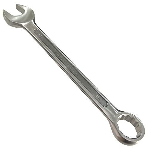 WEDO Llave combinada,Llave combinada, en ángulo,acero inoxidable,tamaño 24mm,Longitud 265mm,Llave fija,resistente a la corrosión,Llaves de carraca,métricas,Estilo de abolladura
