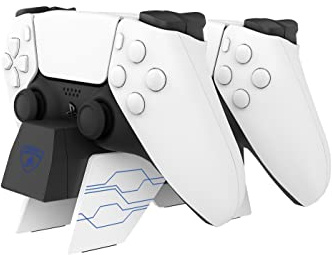 Automobili Lamborghini Charging Station For PS5 Controller - Caricatore Controller per PS5, PS5 Base di Ricarica con Indicatore LED, Ricarica per Controller PS5, compatibile con Playstation 5