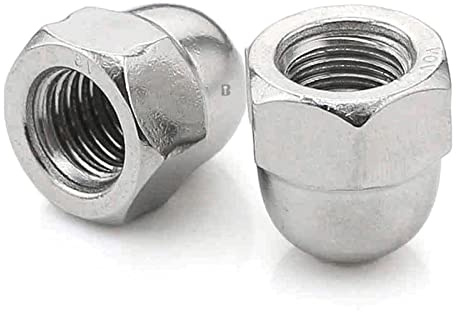 heyous 20pcs 304 Stainless Steel Acorn Cap Nuts 3/8 for Precision Machinery, Instruments and Meters