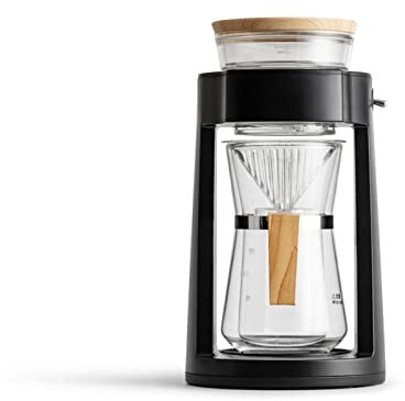 TEmkin Cafetera Cafetera Cafetera de Goteo automático Verter sobre cafetera Cafetera portátil de Mano Cafetera Filtro de café 2 Tazas Café Preparado (Color: Negro) (Negro)