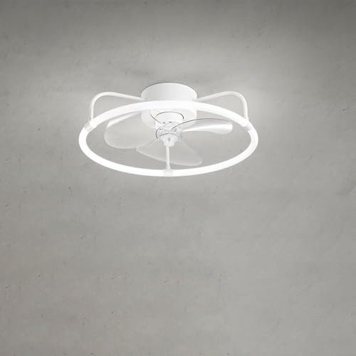 Ventilatore a plafone led Perenz Lem 30W 3 pale bianco - 7176BCT