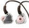Linsoul 7Hz x Crinacle Zero:2 Écouteurs Intra-Auriculaires, écouteurs Intra-Auriculaires avec conducteur Dynamique de 10 mm, écouteurs filaires, écouteurs de Jeu, avec câble IEM OFC (Argent)