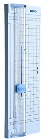 FCSHFC Papierschneidemaschine Klein Papierschneider A4 for Scrapbooking Tragbar Schneidemaschine Papier for Etikett Karte Handwerk Papier Und Fotos Standardschneiden (Color : Blau)