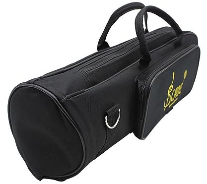 Trompetentragetasche mit verstellbarem Schultergurt, Trompetenkoffer, weiche Trompetenkoffer, Doppelreißverschluss, Aufbewahrungstasche, Trompetenkoffer, wasserdicht, Trompetentasche, Gigbag für