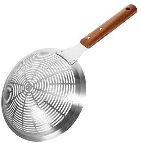 CIYODO Schaumlöffel Aus Edelstahl Mit Schlitz Zum Abgießen Und Servieren Von Nudeln Gemüse Und Obst Ergonomischer Griff Leicht Zu Reinigen Verschleißfest Für Täglichen Gebrauch Küchensieb