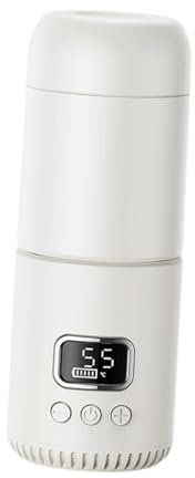 Calentador de Agua eléctrico para Leche de bebé, Calentador de Agua Recargable, hervidor de Aislamiento eléctrico para Oficina, Coche, Viaje, Hotel, 18000mah