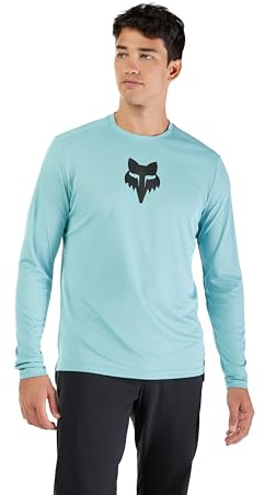 Fox Racing Men's Ranger Long Sleeve Mountain Bike Jersey, Vintage Wash Fox Head, Medium