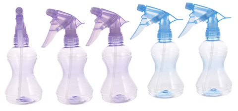 CVNIMV Reise-Haargel, 6 Stück, verstellbare Sprühflasche, Salon, Friseur, Sprühflasche, Gießkanne, Sprühflasche für Pflanzen, Sprühflasche für Pflanzen, Wasserzerstäuber, Haarspray