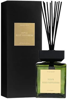 LUXXIA - HAVA - Forest - 1000ml Raumduft mit cremig-blumigem, erdigem Duft - Raumerfrischer Duftstäbchen Raumdiffusor Diffusor Diffuser Stäbchen Lufterfrischer Wohnung Duftspender Bad Deko Zimmer WC