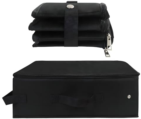 Culinavog Katzentoilette, 40 × 30 cm Faltbare Tragbare Haustiertoilette, Faltbare Box mit Deckel und Griff für mittelgroße Katzen, wasserdichte Reise-Katzenbox für Camping, Outdoor, Toilette (1 Stück
