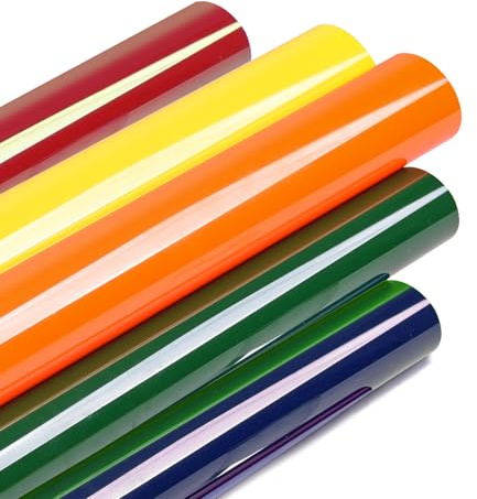 Lya Vinyl 3D Puff Plotter Film Textile, 10 Pack (30.5 cm x 25.5 cm) Puff HTV Vinyl for Cricut, Silhouette Cameo, Iron-On Film Plotter for DIY T-Shirt, Fabric