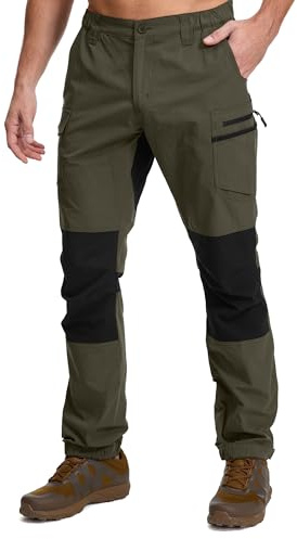 Jogwits Wanderhose Herren, Atmungsaktiv Taktische Hose Herren | Wasserdicht Outdoor Hosen für Herren, Jagdhose Arbeitshosen Männer, zum Outdoor-Aktivitäten