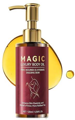Glow Remedy Oil, Magic Body Oil, Skin Tightening & Hydrating Moisturizer for Arms, Thighs & Abdomen, Compact Firming Body Oil Dry & Sagging Skin