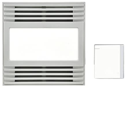 Extractor de Aire Ventilación de iluminación de 12 W Extractor dos en uno, luz LED de techo integrada cuadrada for cocina y baño, extractor de persianas de baño con luz LED Ventilador extractor(A)