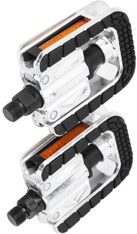 Naroote K1155 Pédale Pliante pour Vélo de Montagne, Durable, Antidérapant, Réfléchissant, Accessoire de Vélo de Route pour VTT, Pliant, de Route en Acier allié 4,72 X 3,15 X 0,98 Pouces