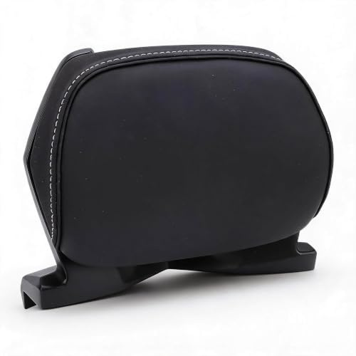 Dpofirs Almohadilla de Respaldo para Motocicleta, Elegante Ajuste Trasero de Cuero PU para Cojín de Asiento para Xmax 250 300 Tmax 530 560, Fácil Instalación