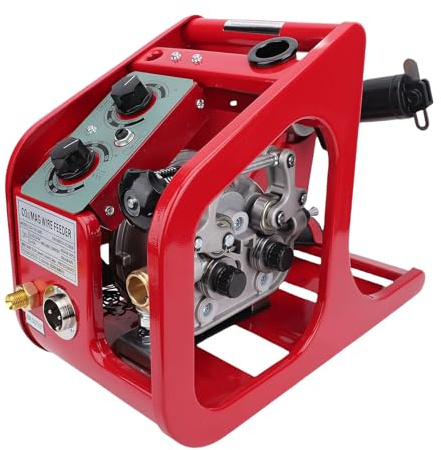 Eujgoov Poste à Souder CO2 MAG, Dévidoir Automatique 1,5/20 M Min, Soudeuse à Double Entraînement Haute Vitesse, Construction en Acier, pour Divers Fils de Soudage
