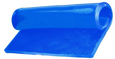 Gel Pad Matte für Motorrad, Gel Sitzkissen Dämpfung, Weich Motorrad Sitz Kissen, Blau (25 x 22 x 1 cm)